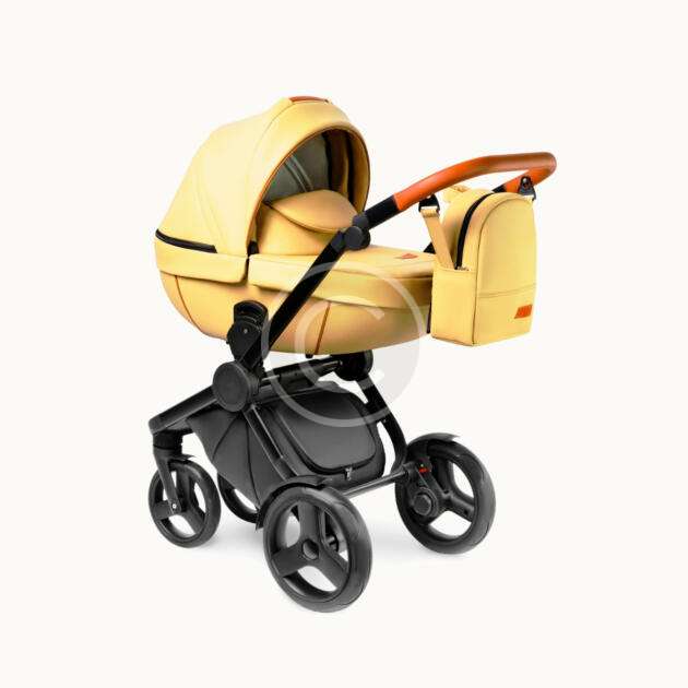 Yellow stroller